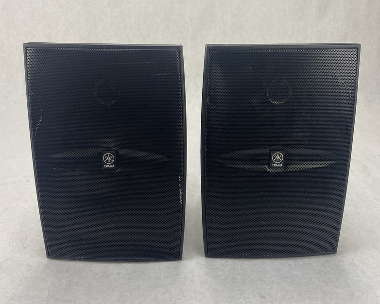 Pair Yamaha NS-AW1 Two-Way Indoor/Outdoor Black Speakers Tested