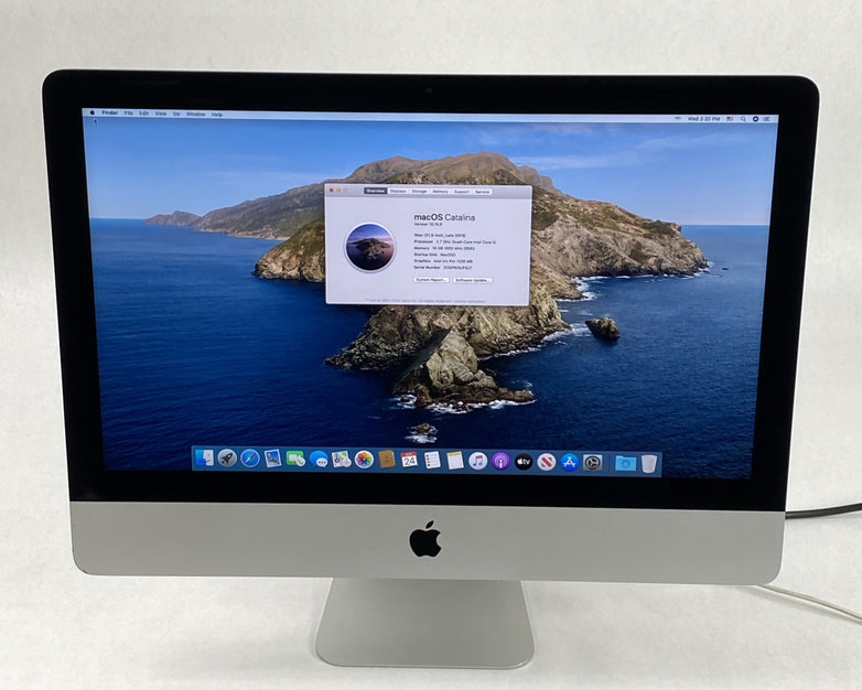 Apple A1418 iMac 21.5" 2013 2.7GHz Core i5 16GB RAM 1TB HDD Fusion macOS 10.15.8