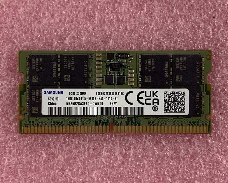 Samsung M425R2GA3EB0-CWM0L 16 GB 1Rx8 PC5-5600B SODIMM Laptop Memory Ram