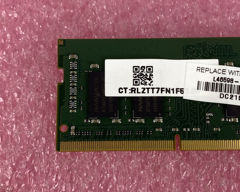 Nanya NT8GA64D88CX3S-JR PC4-3200AA-SA2-11 8GB 1Rx8 Memory Ram