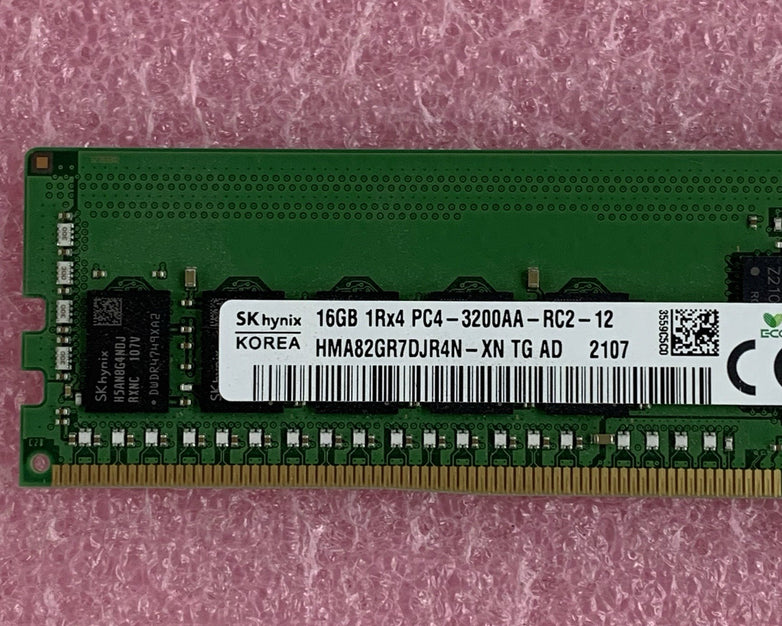 SK Hynix HMA82GR7DJR4N-XN 16 GB DDR4 SDRAM RDIMM PC4-25600 Server Memory Ram