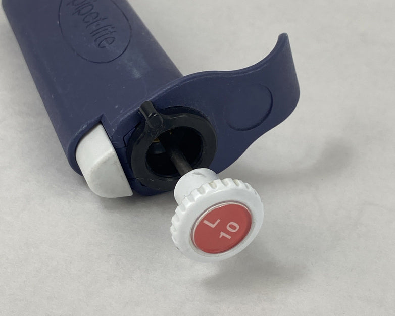 Rainin Pipetlite L10 LTS 10 0.5-10 µL Single Channel Handheld Manual Pipette