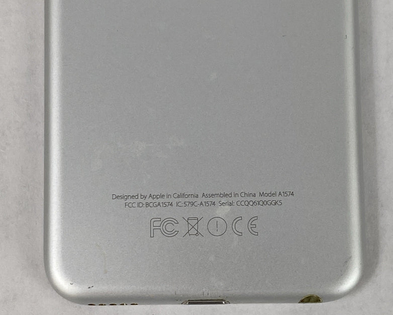 Apple iPod Touch 6th Gen A1574 16GB 4" Silver IOS 12.5.7