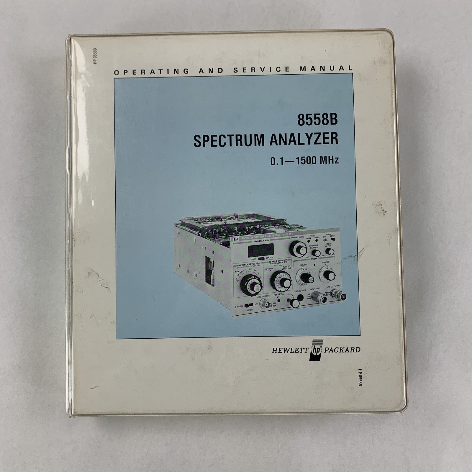 Hewlett Packard 8558B Spectrum Analyzer Operating and Service Manual 08558-90061