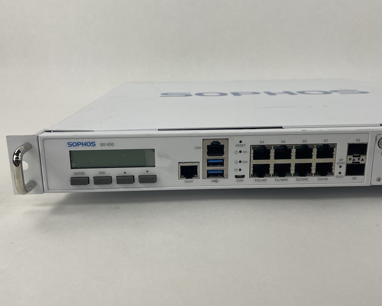 Sophos SG 430 Rev 2 Firewall No Ram No HDD No OS - Tested