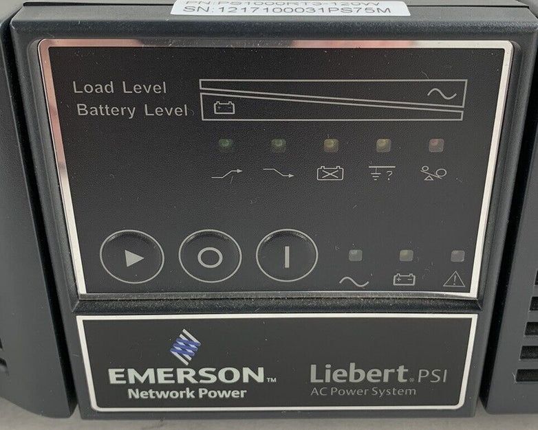 Liebert PS1000RT3-120W 1000VA 2U Line-interactive UPS System No Batteries