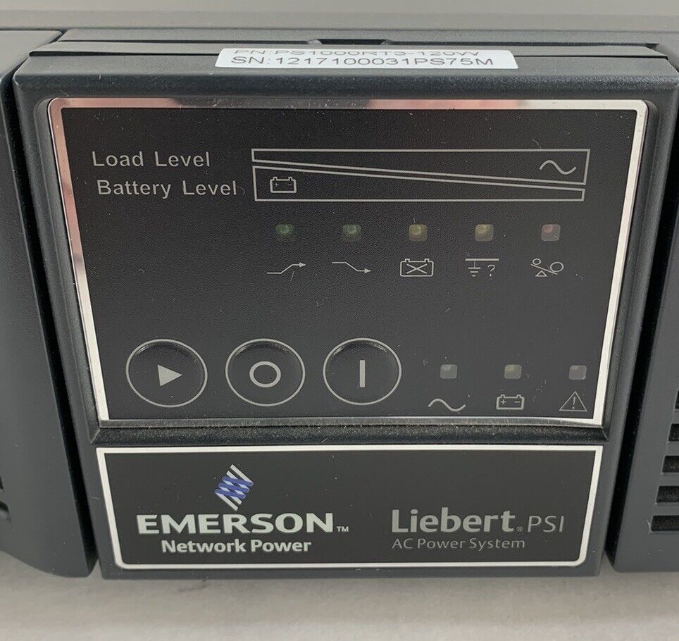 Liebert PS1000RT3-120W 1000VA 2U Line-interactive UPS System No Batteries