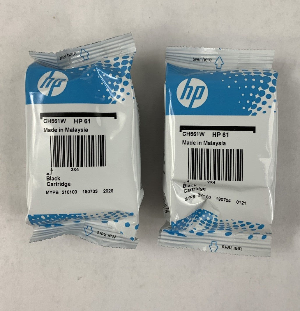 HP 61 + 61 Black Ink Cartridge Twin-Pack Exp. Jul 2021 - Open Box5