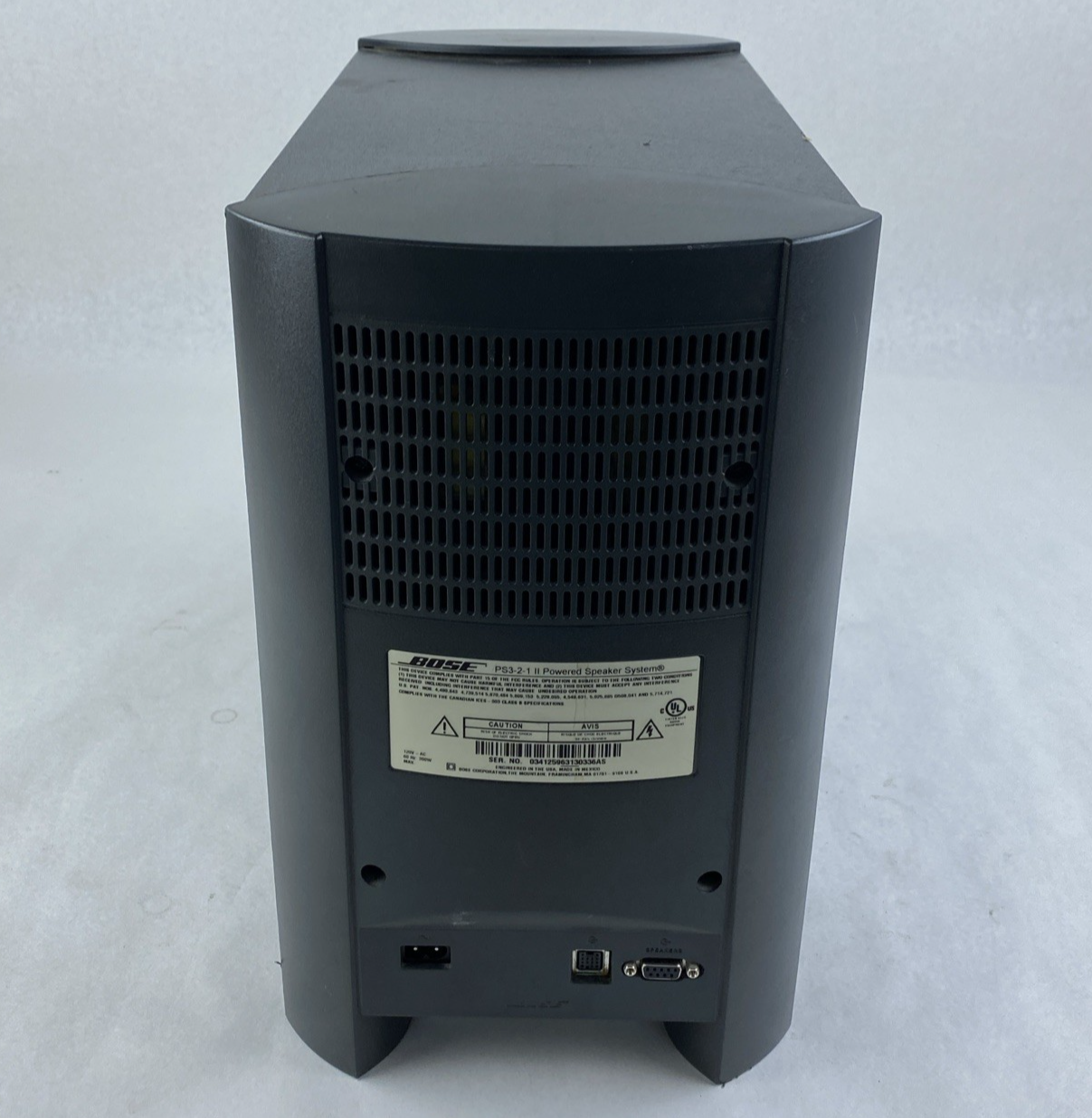 Bose PS3-2-1 II Powered Speaker System No Cables Untested