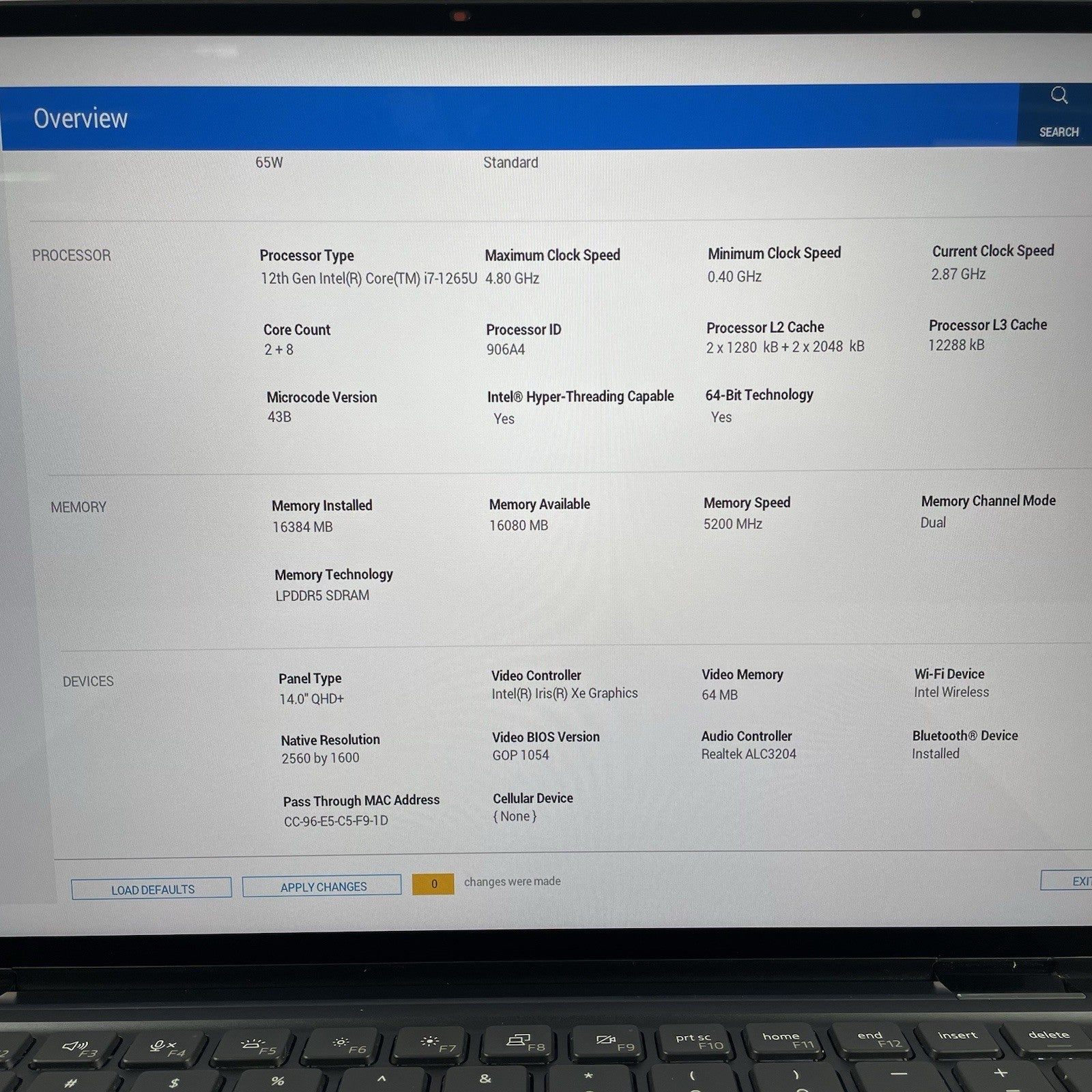 Dell Latitude 9430 14" i7-1265U 3.86 GHz 16 GB RAM No SSD/OS/AC - Bad Bottom2