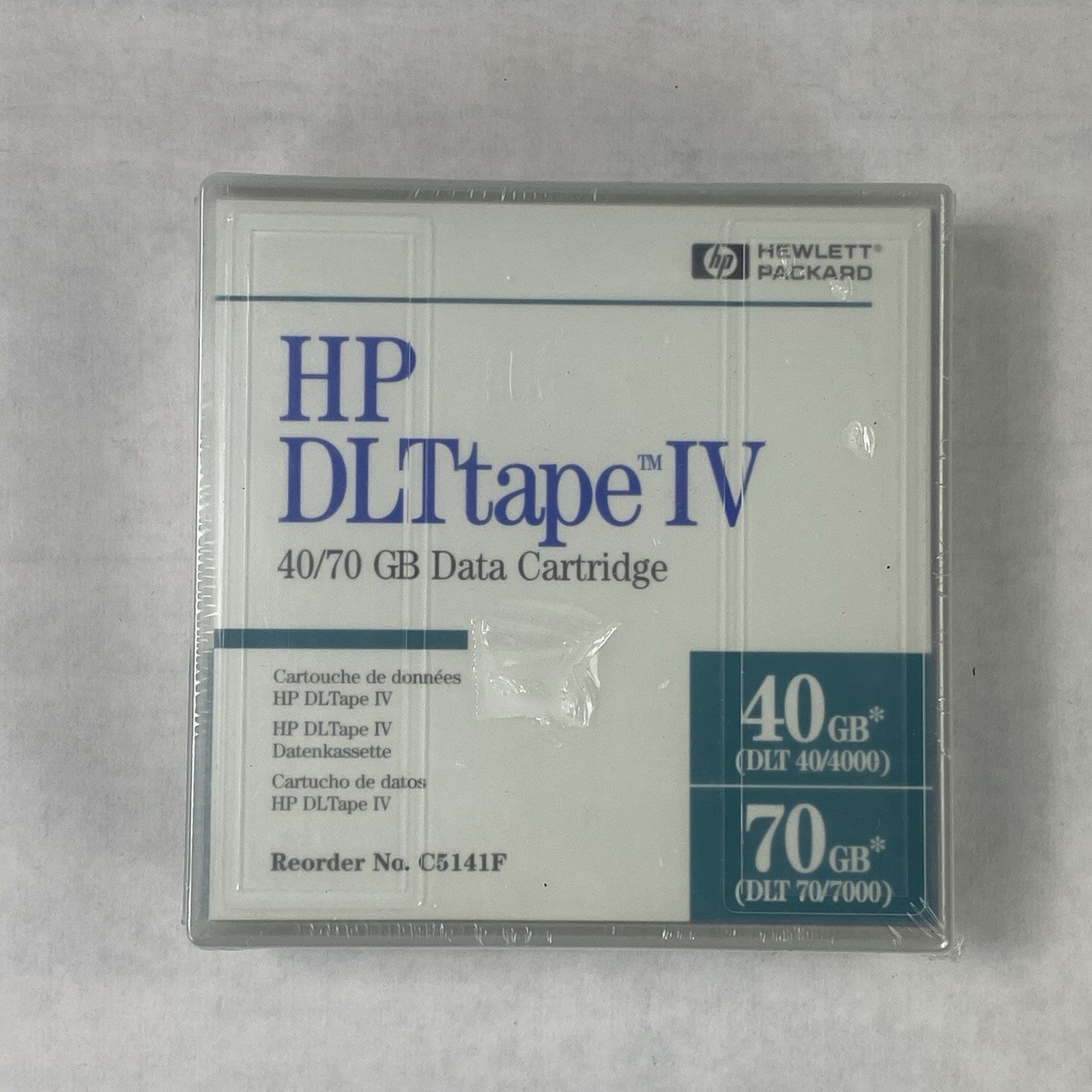 HP DLTtape IV C5141F 40/70 GB Data Cartridge (Lot of 10)