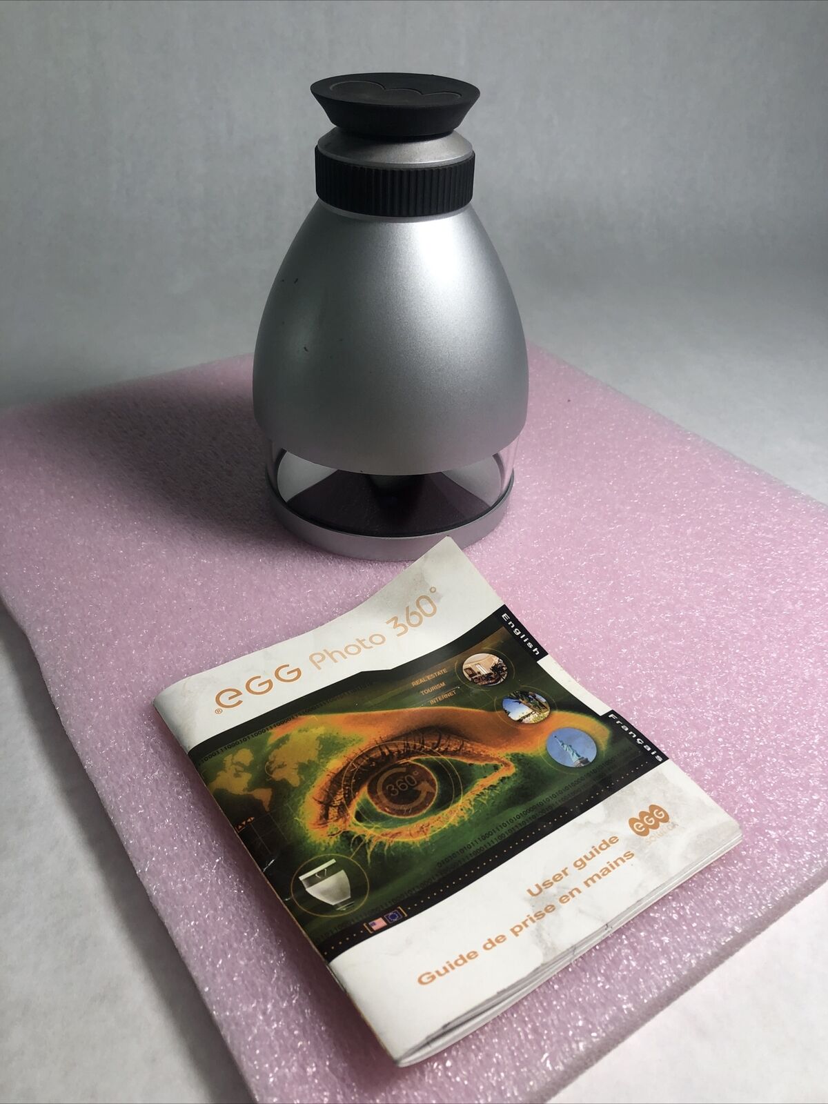 EGG Photo 360°, 360° Camera Lense w/ user Guide