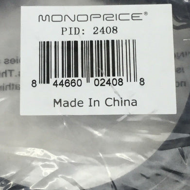 MONOPRICE 2408 Cable  NEW in Sealed Package