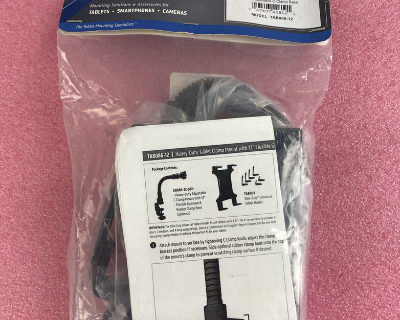 ARKON TAB086-12 12 -in Neck Desk 0r cart Mount