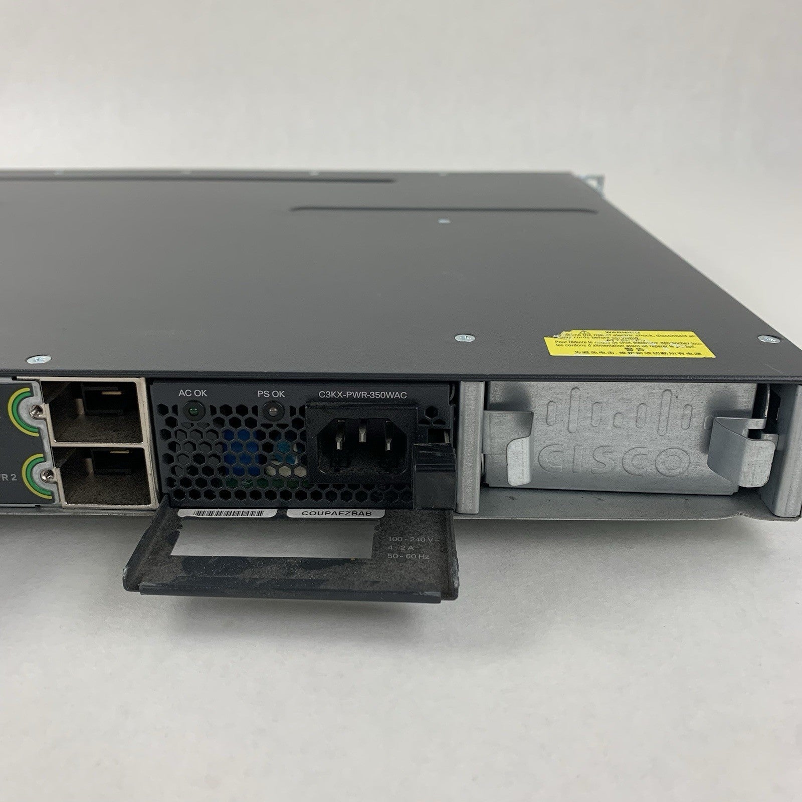 Cisco WS-C3750X-24T-S V02 24-Port Gigabit Ethernet Switch Tested Reset7