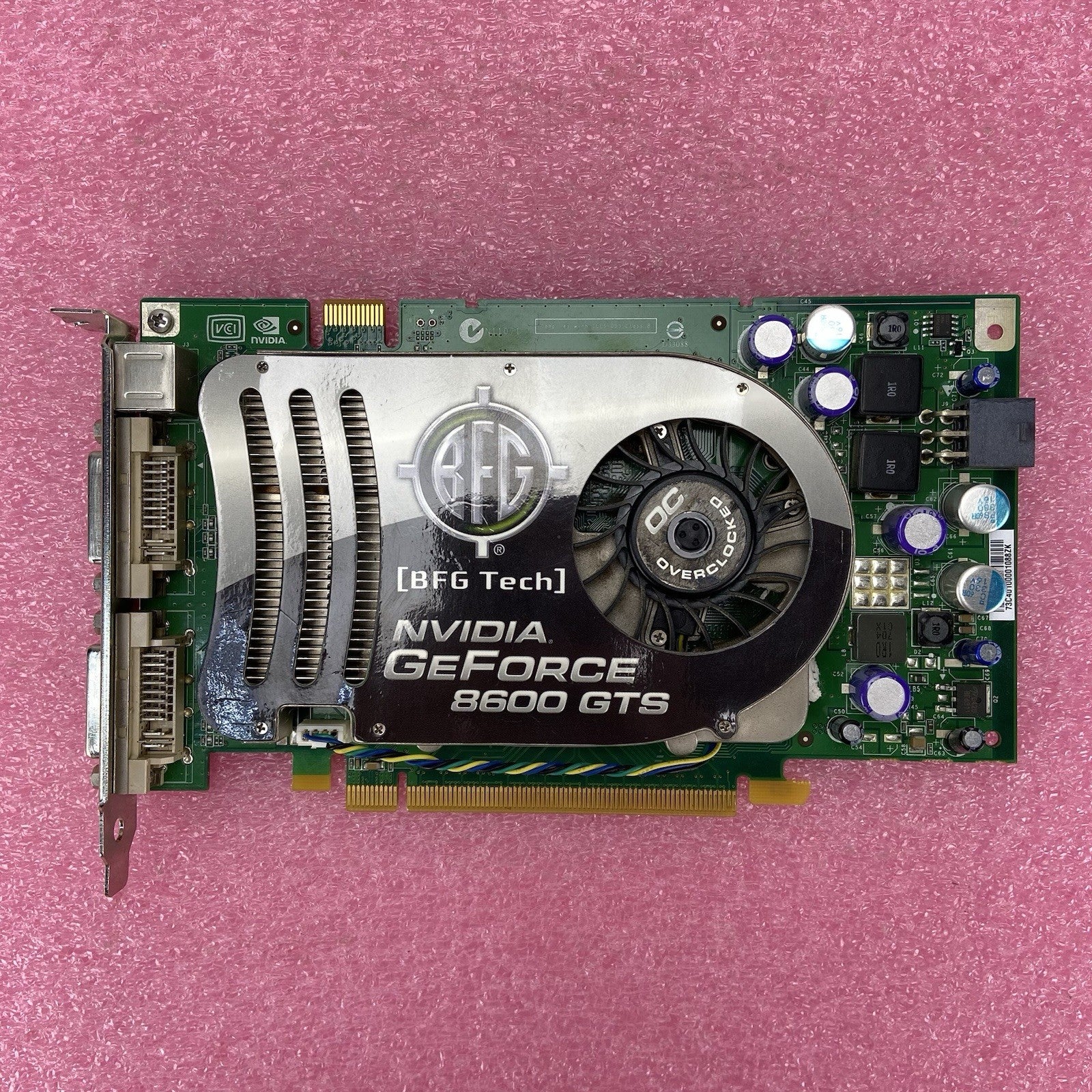 BFG TECH Nvidia GeForce 8600 GTS PCIe 256MB Graphics Card BFGR86256GTSOCE6