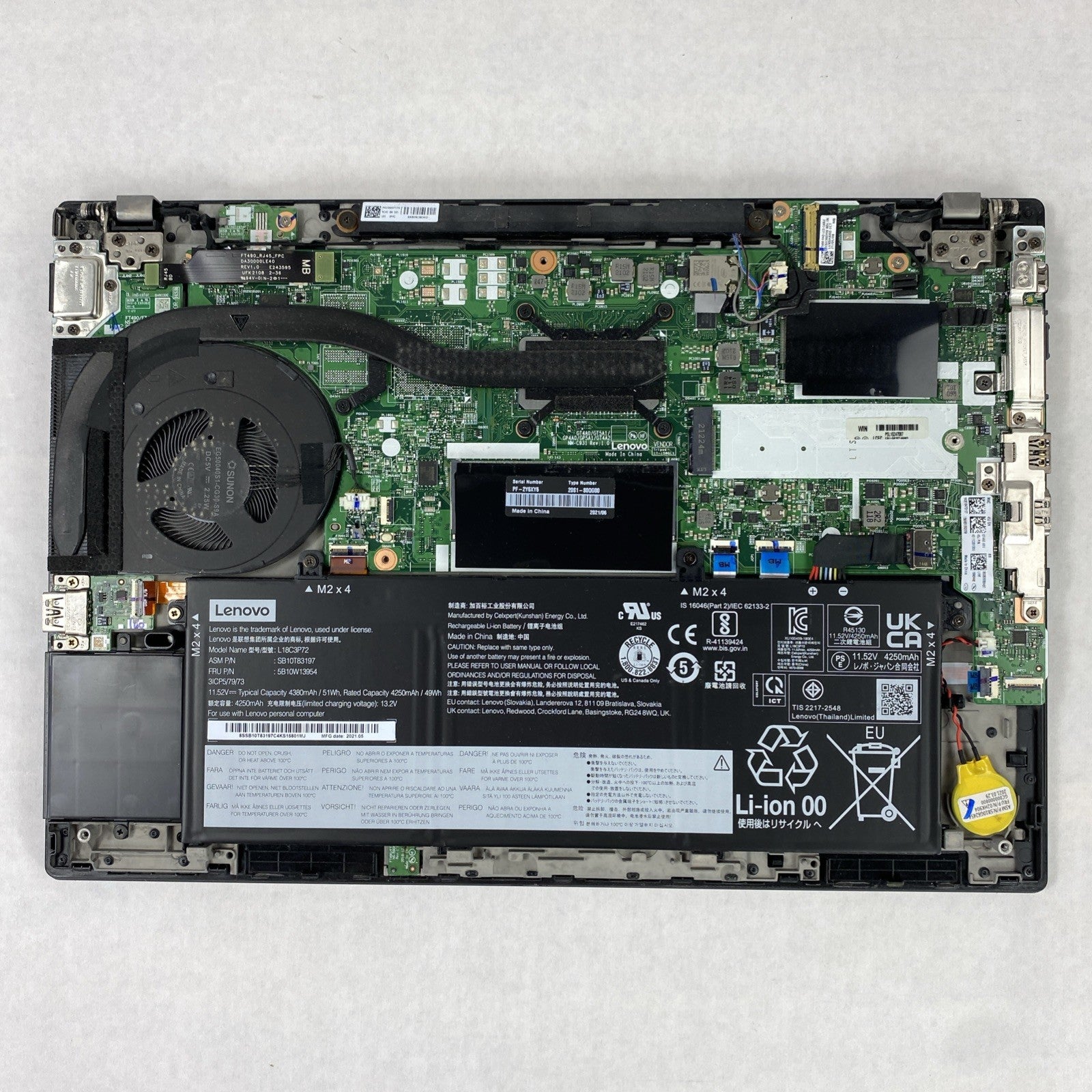 Lenovo ThinkPad T14 Gen 1 Core i5-10310U 1.70 GHz 8 GB RAM 14.0" No SSD No OS