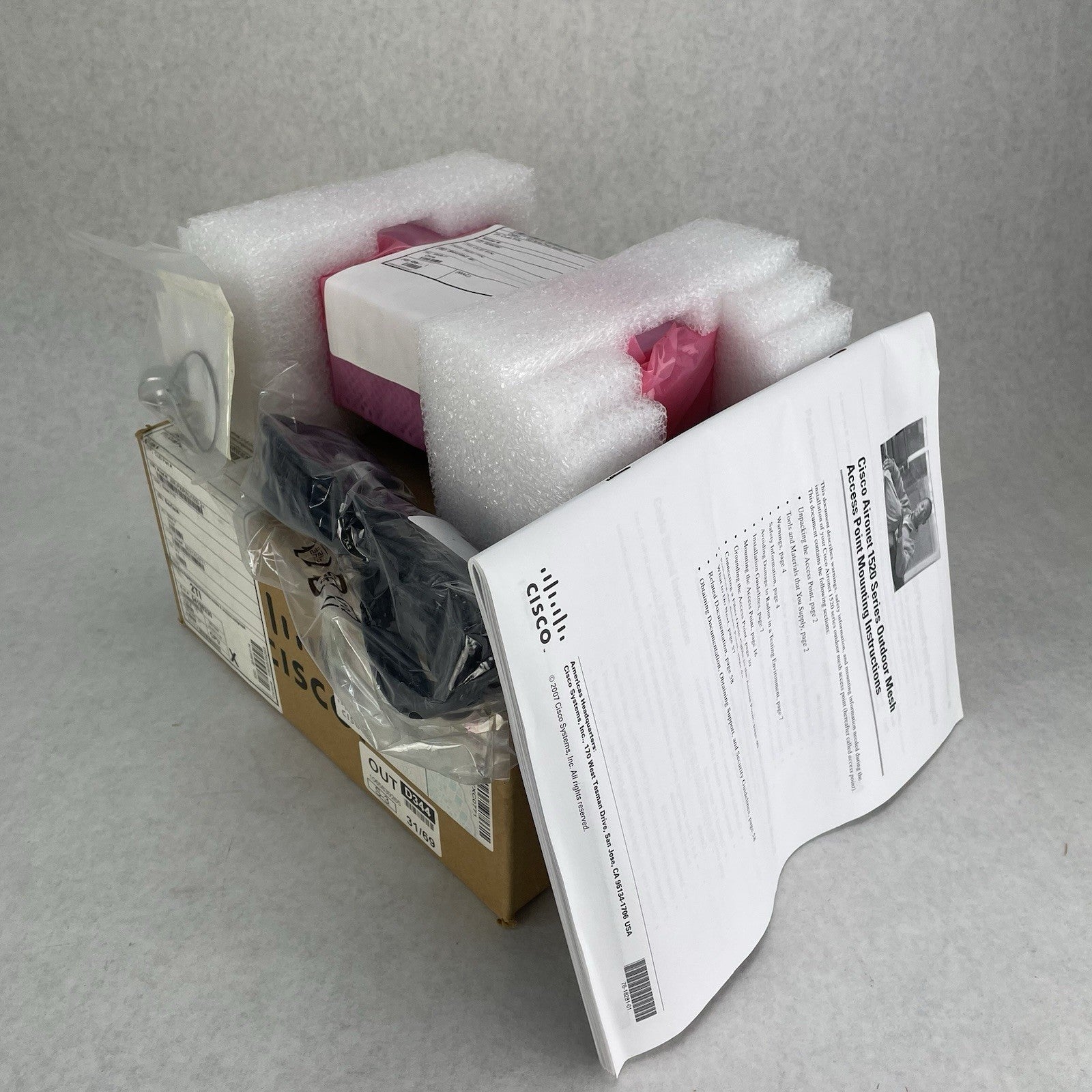 Cisco AIR-PWRINJ1500-2 Power Injector for Aironet Wireless Access Points