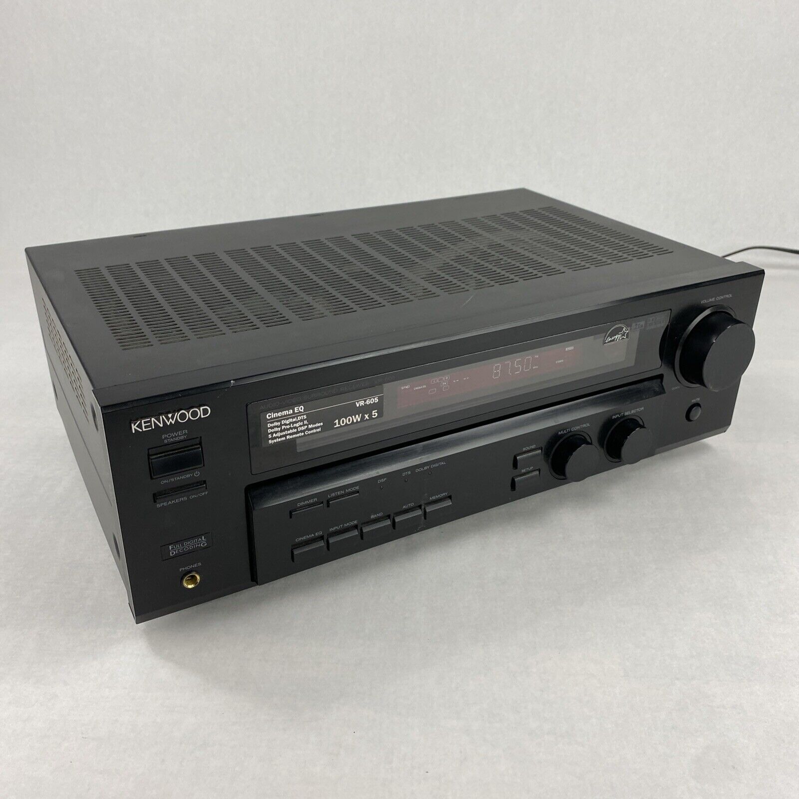 Kenwood VR-605 Audio Video Surround Receiver No Remote