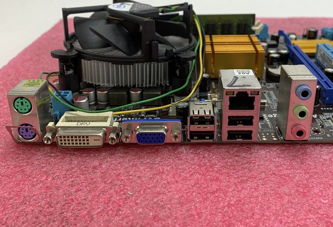 ASUS P5G41-MLE Motherboard Intel Celeron 430 1.8GHz 2GB RAM w/ Shield