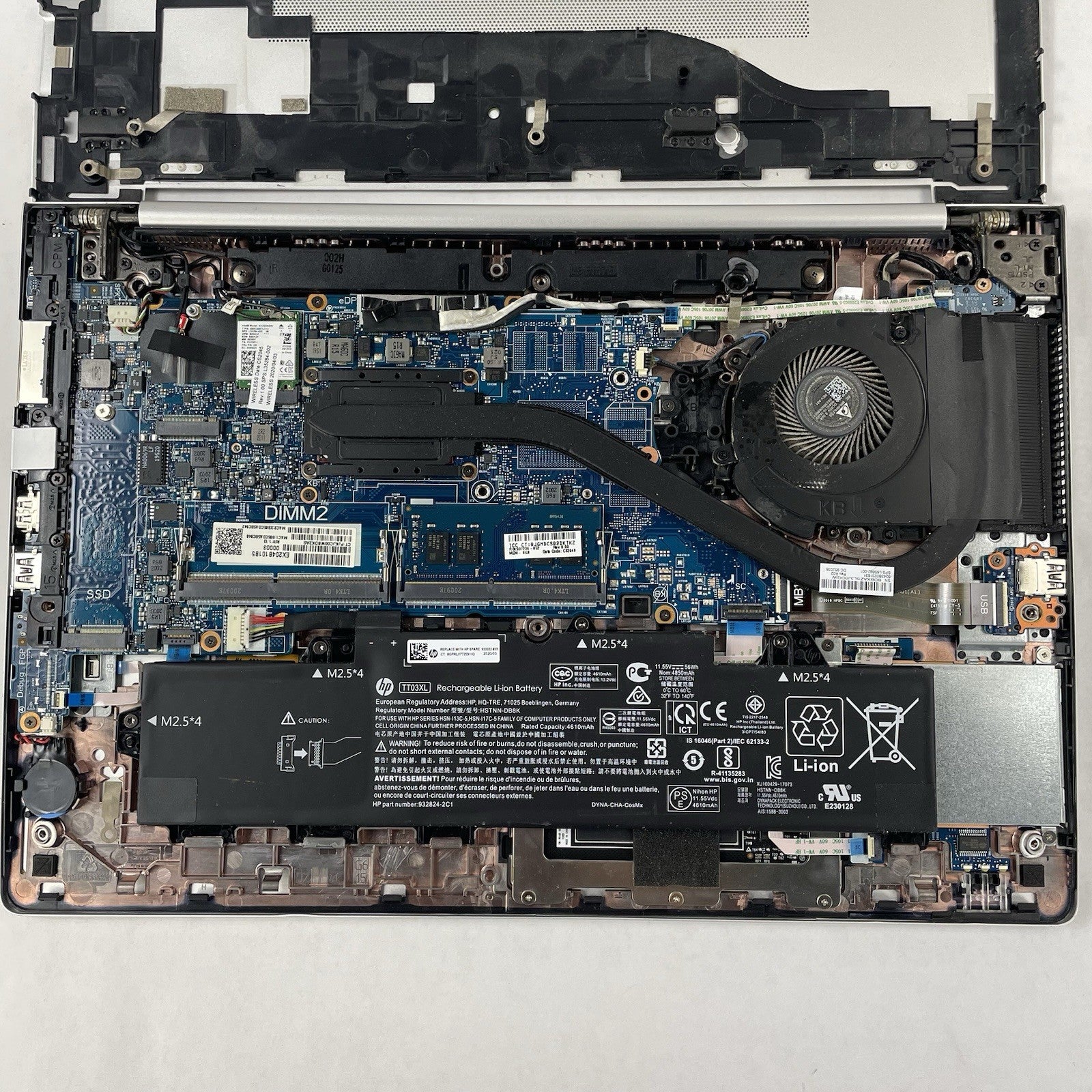 HP EliteBook 850 G6 15.6" i5-8365U 1.60 GHz 8GB RAM No SSD/OS/AC - Curved Bottom19
