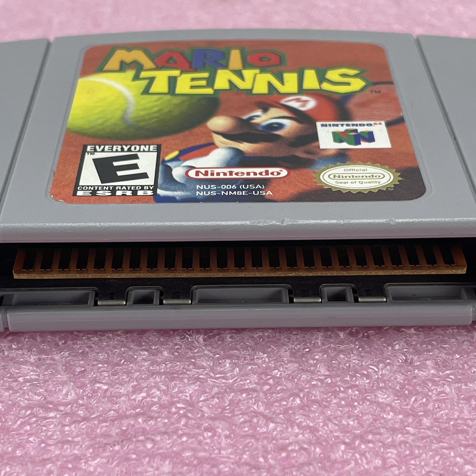 Nintendo Mario Tennis N64 Game Cartridge 2000 Authentic OEM Untested4