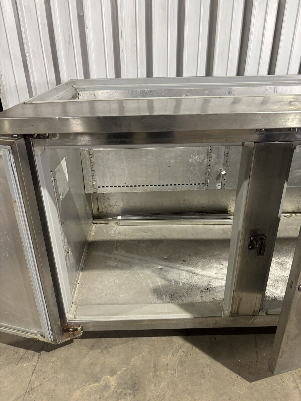 McCall STA-30-SS Restaurant 3 Door Prep Cooler w/ Salad Bar Buffet Top