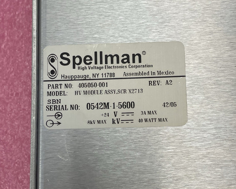 HP SCR Module Assy 450021-001 SPELLMAN HV MODULE SCR X2713 / 405050-001 REV.A2