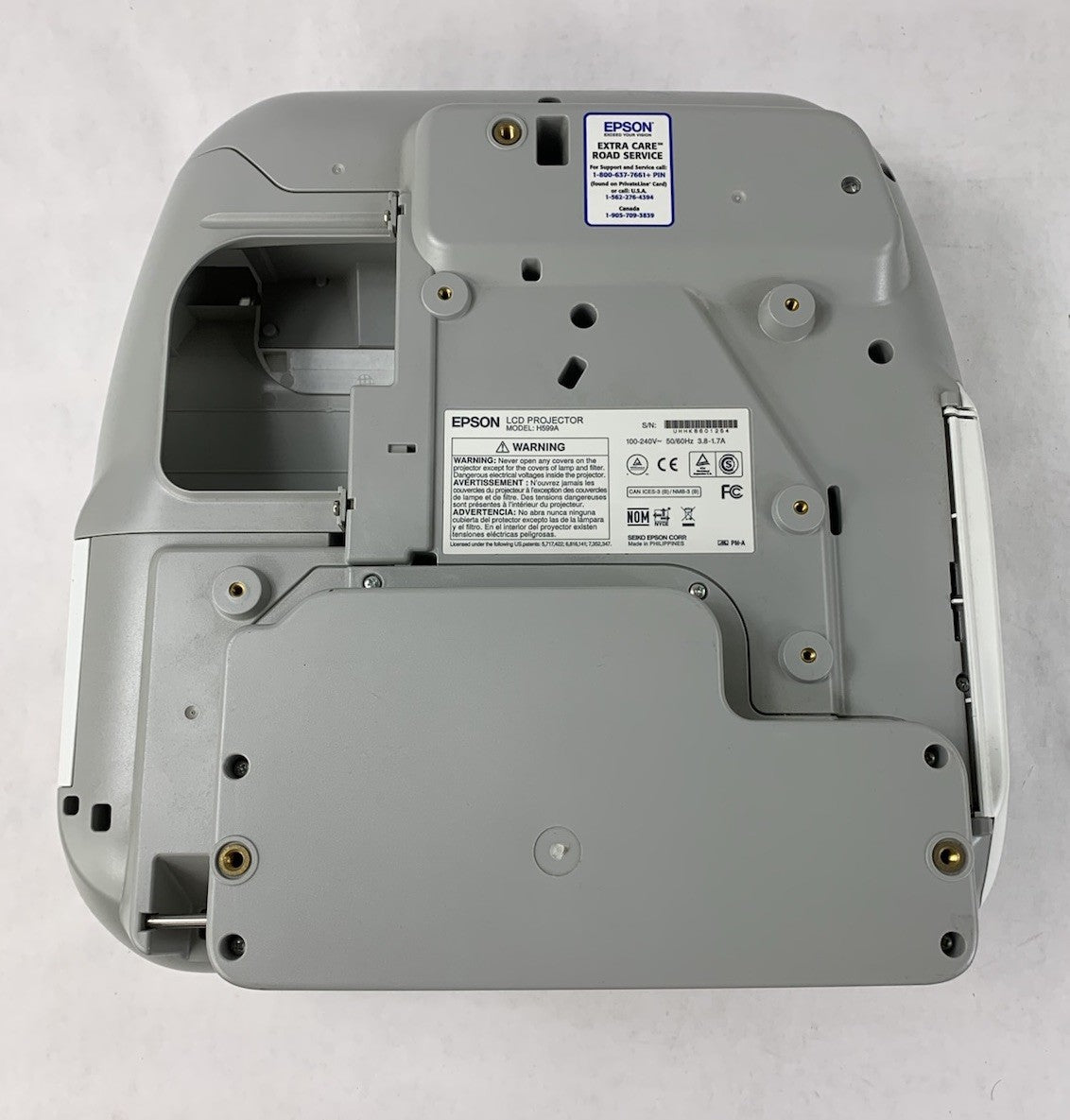 Epson BrightLink 595Wi H599A LCD Lamp Projector 2105 Lamp Hours - No Remote6