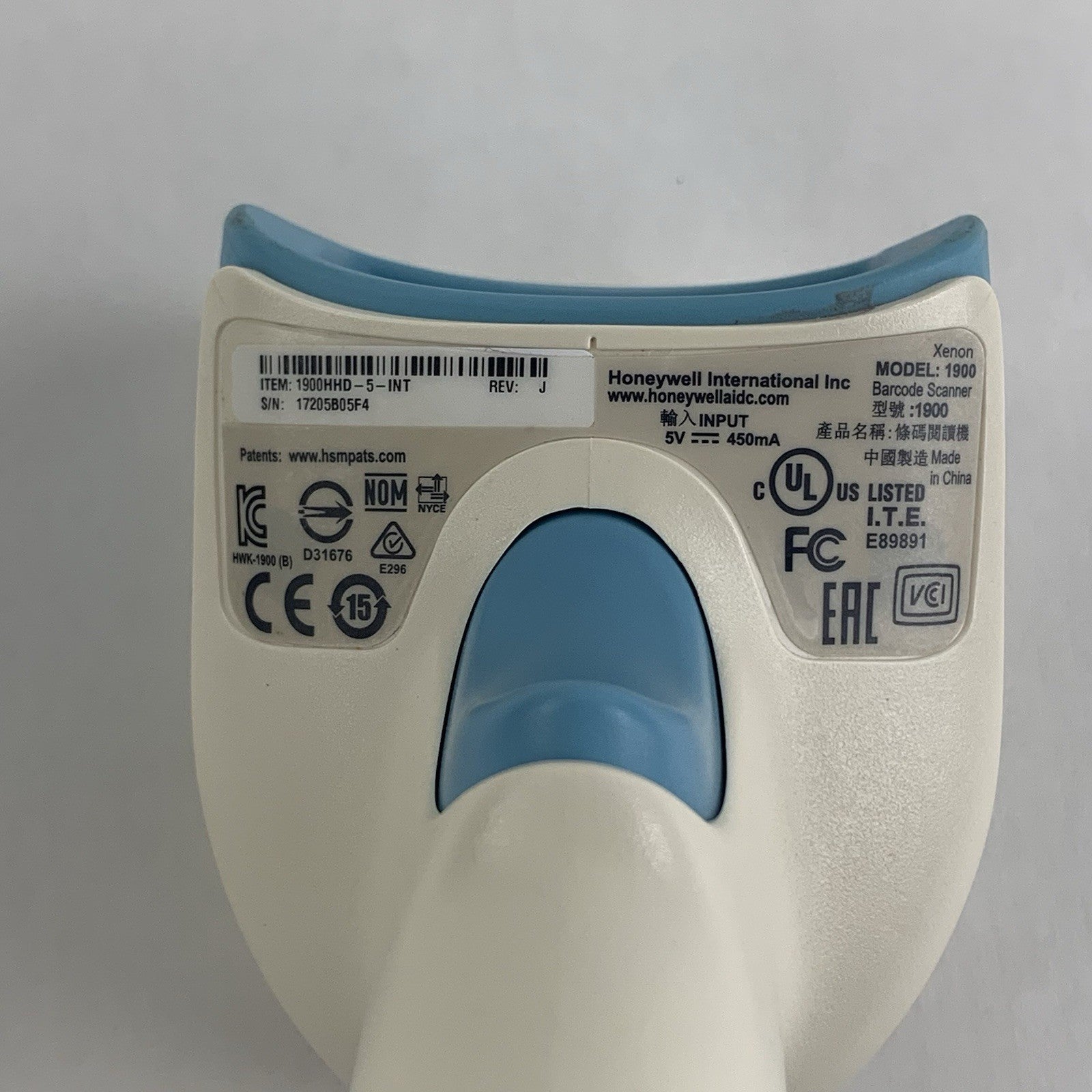 Honeywell Xenon 1900 USB Handheld Barcode Scanner Tested W/ USB Cord4