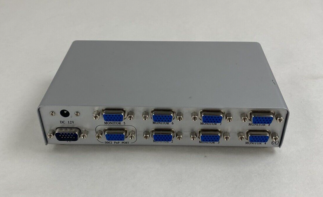 Manhattan 8 Port Video Splitter 150Mhz Power Tested