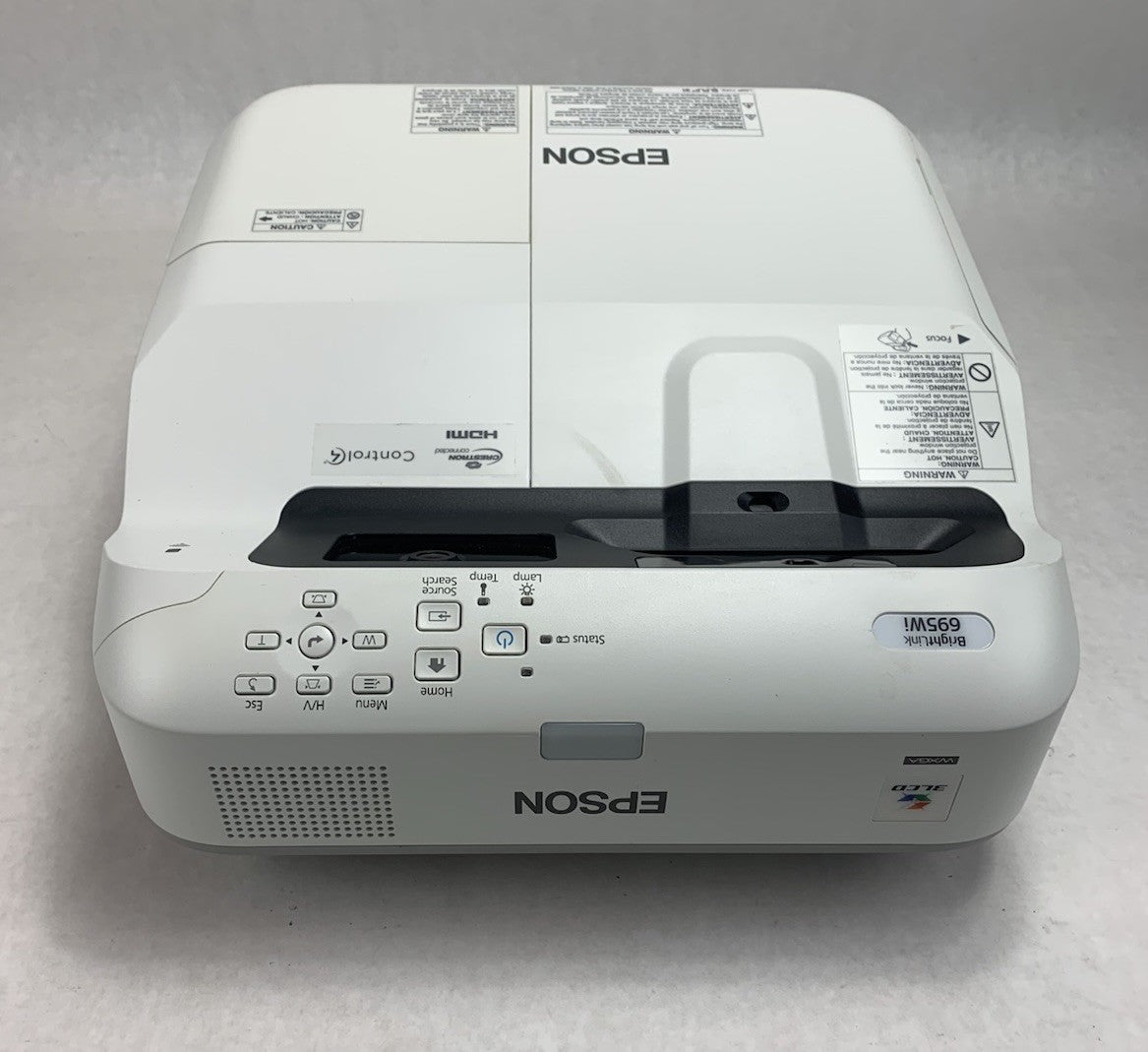 Epson PowerLite 695Wi H740A LCD Lamp Projector 1881 Lamp Hours - No Remote3