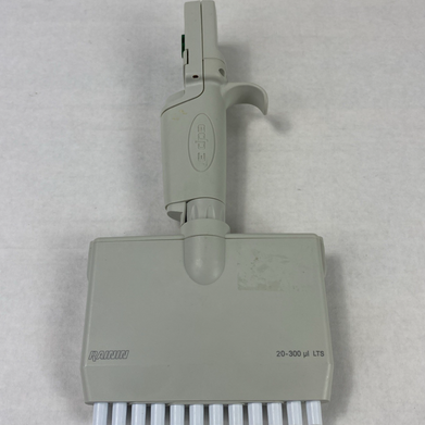 Rainin EDP3-Plus 20-300 uL 12-Channel Digital Pipette No Battery Untested