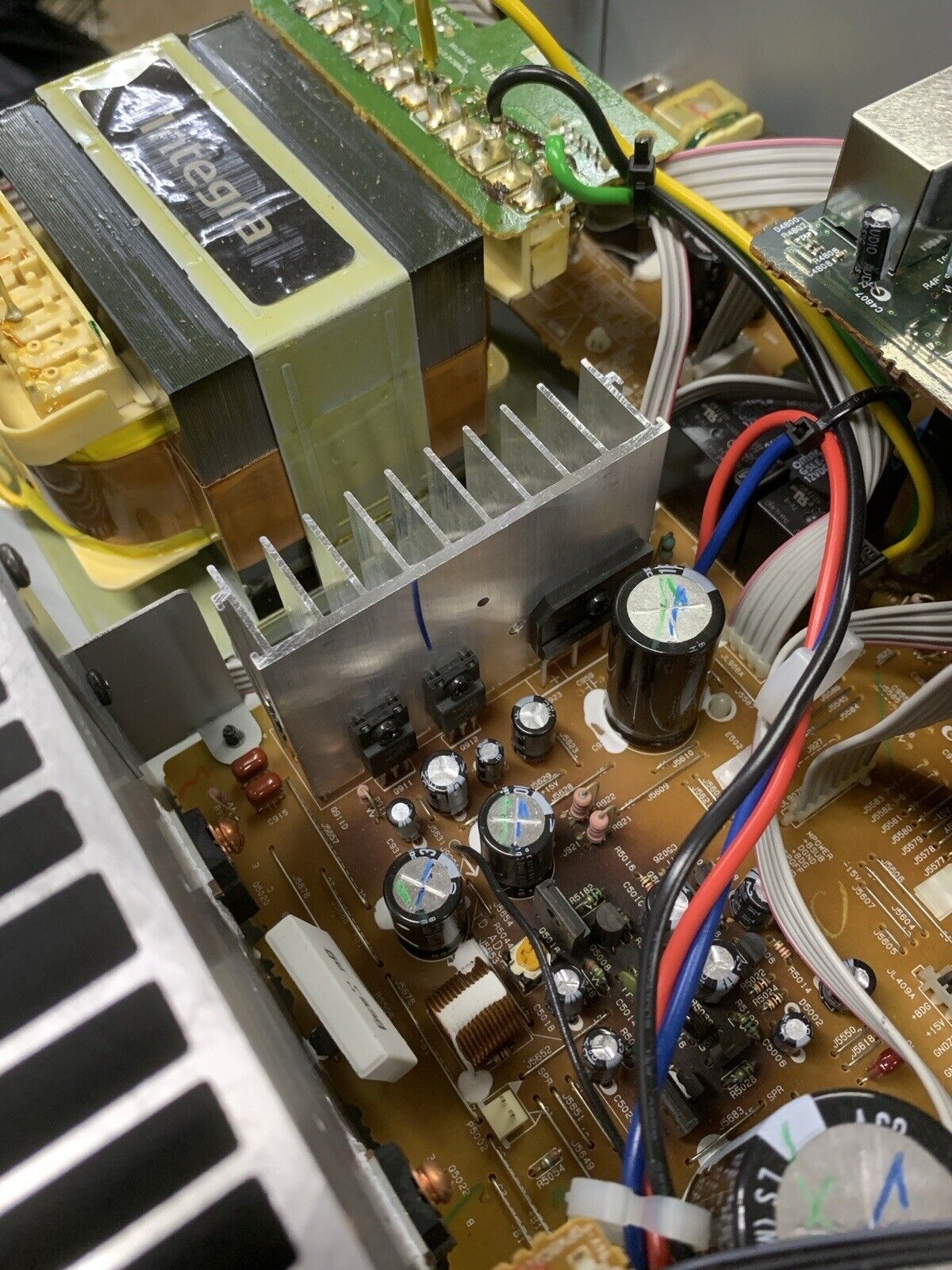 Integra DTM 40.4 Sirius XM WRAT Wide Range Amplifier Tested Bad Caps For Parts