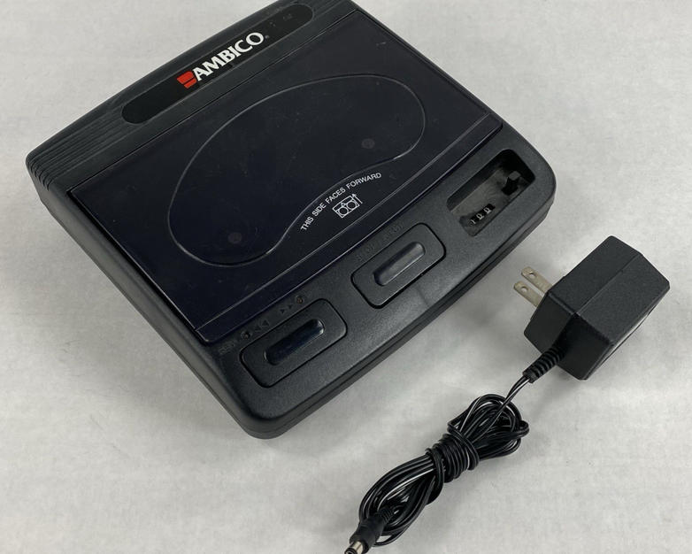 Ambico VHS 2 Way Tape Winder with AC Adapter Power Tested