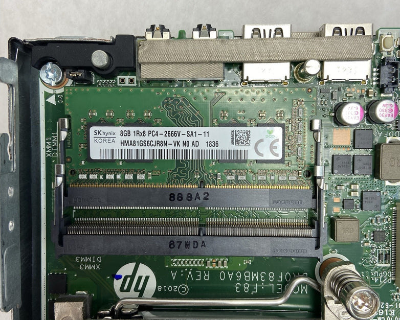 HP EliteDesk 800 G1 Micro Intel Core i5-8500T 2.1GHz 8GB RAM No HDDOSACCaddy
