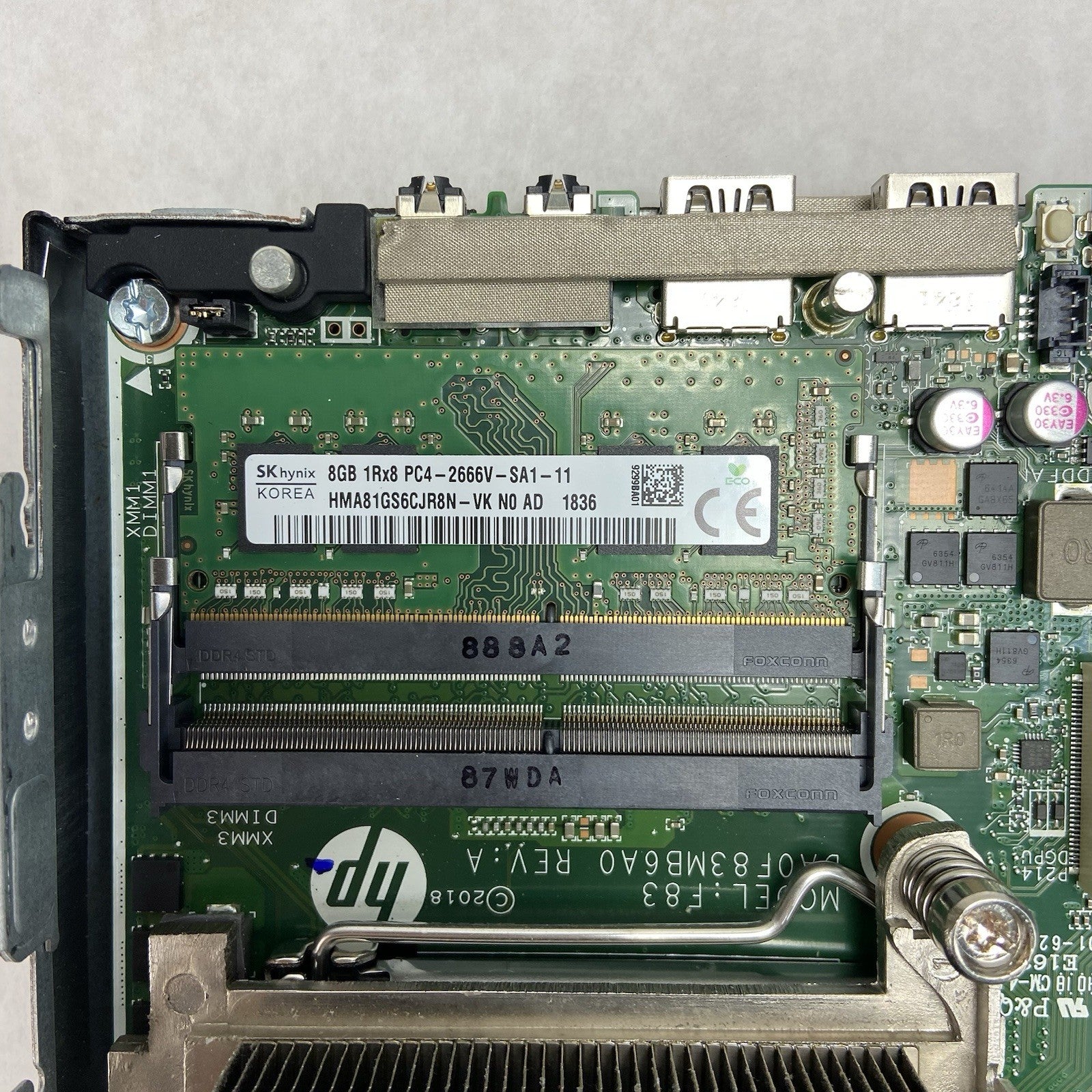 HP EliteDesk 800 G1 Micro Intel Core i5-8500T 2.1GHz 8GB RAM No HDDOSACCaddy8