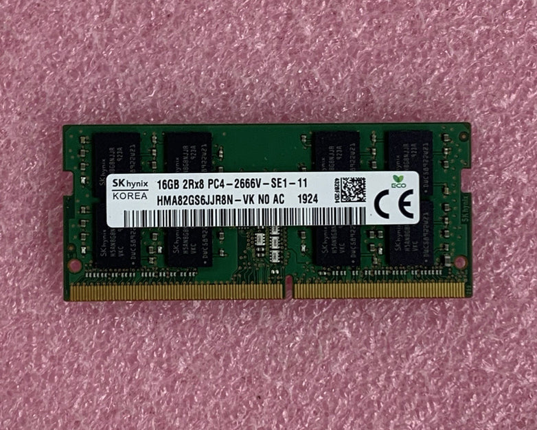 SK Hynix HMA82GS6JJR8N-VK 16 GB DDR4 SODIMM 2666 MHz Laptop  Memory  Ram