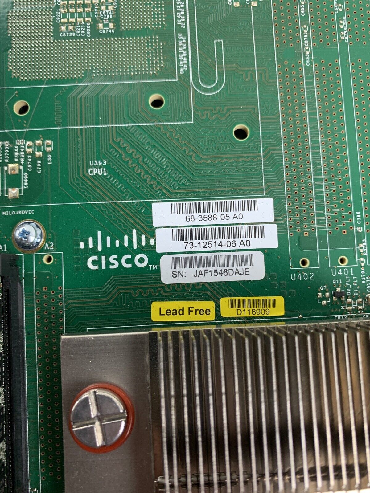 Cisco ASA 5585 8-Port Firewall Security Appliance 2x 5580-X SSP-10 Card No OS