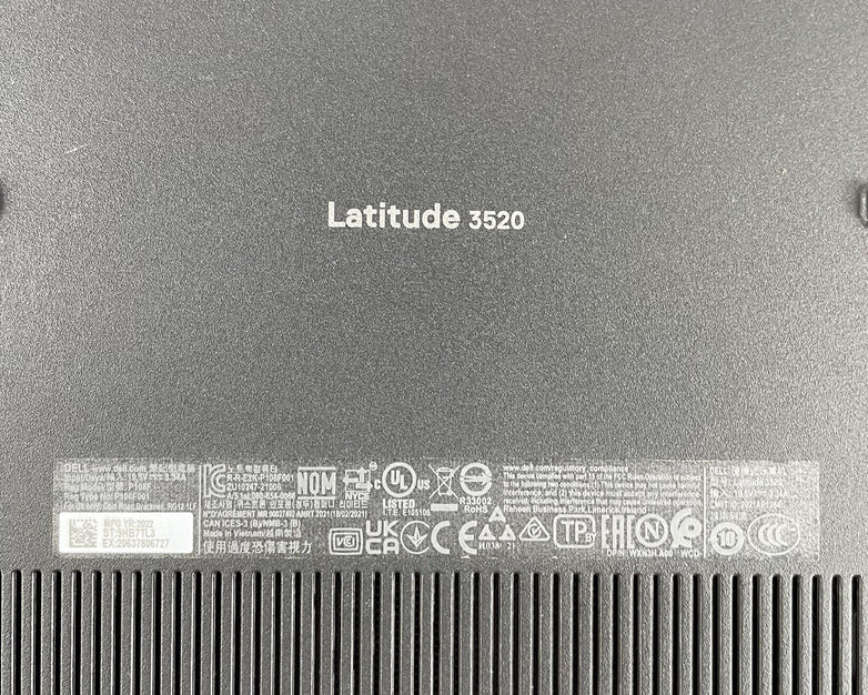Dell Latitude 3520 15.6" i5-1135G7 2.40 GHz 8 GB RAM No SSD/OS/AC