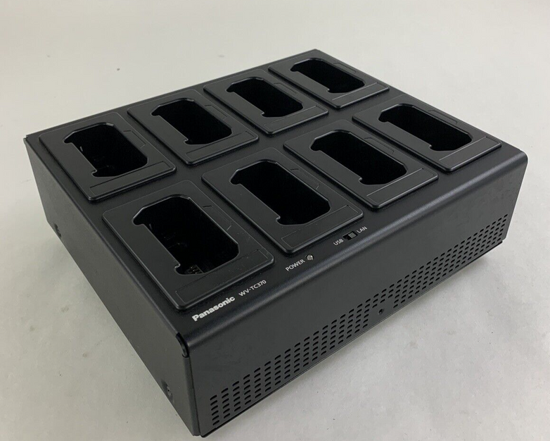 Panasonic WV-TC370 8-Bay Multi Charger Power Tested No Power Supply