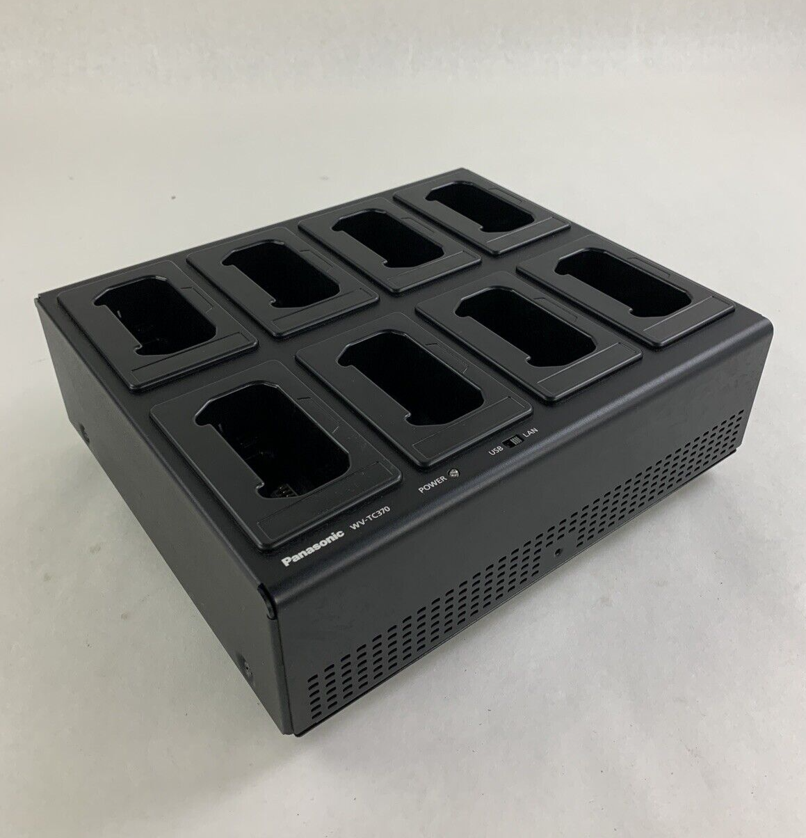 Panasonic WV-TC370 8-Bay Multi Charger Power Tested No Power Supply