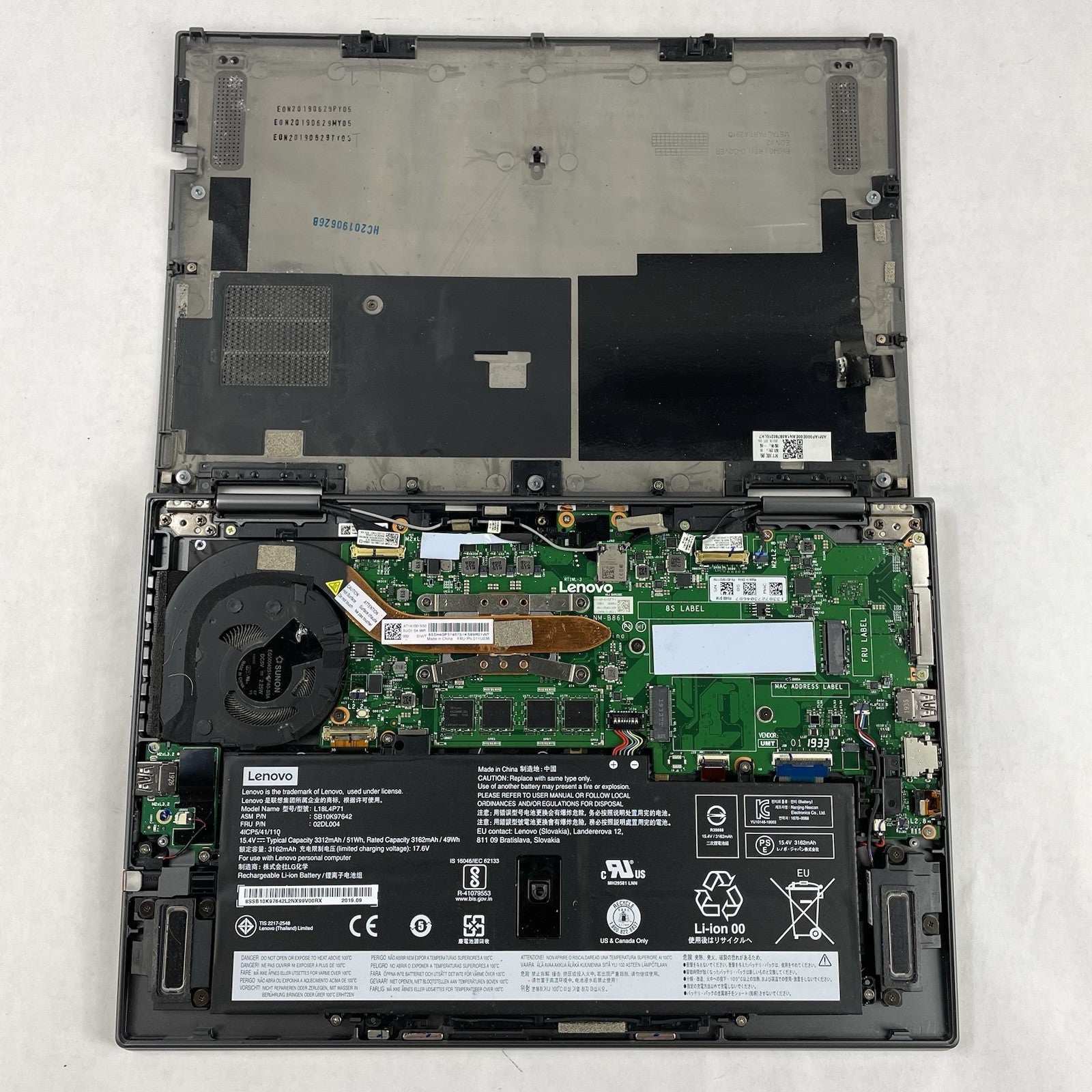 Lenovo ThinkPad X1 Yoga 4Gen 14" i5-8265U 1.60 GHz 16 GB RAM No SSD/OS/AC16