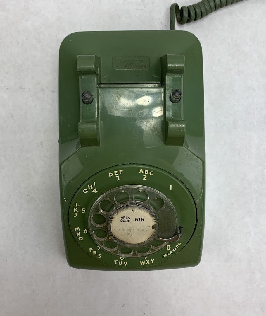 Western Electric 500 Vintage Rotary Telephone Green