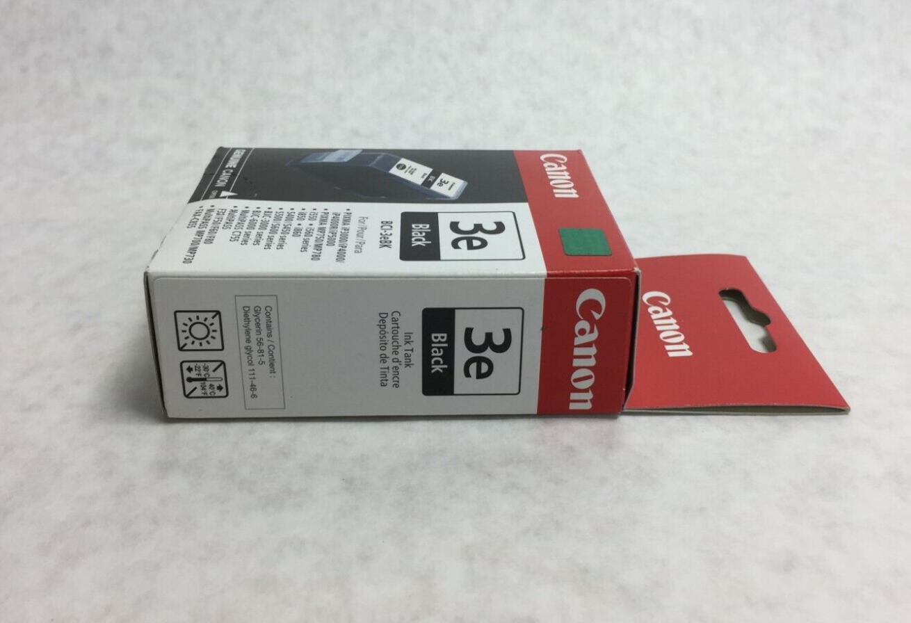 Genuine Canon Black 3e BCI-3eBK Ink Cartridge