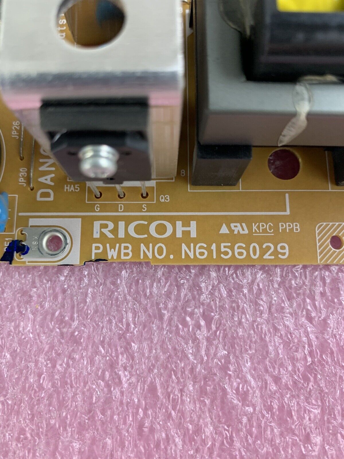 Ricoh N6156029 AZ240222C Power Board Pulled From Ricoh MP C4503 Tested