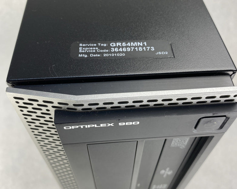 Dell OptiPlex 980 DT Intel Core i5-650 3.20GHz 4GB RAM No HDD No OS