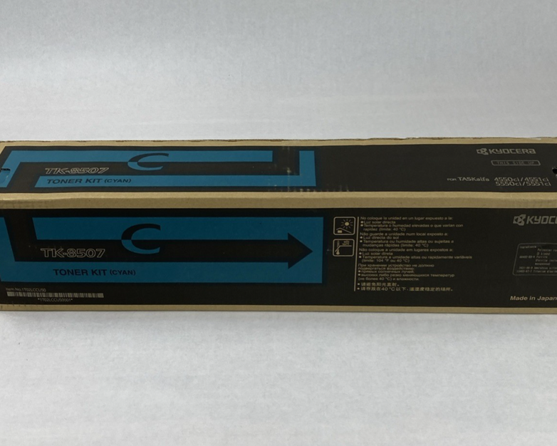 Kyocera TK-8507C Cyan Toner Cartridge OEM Sealed