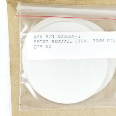 AMP Epoxy Removel Film, 70MM Dia (Lot of 50)