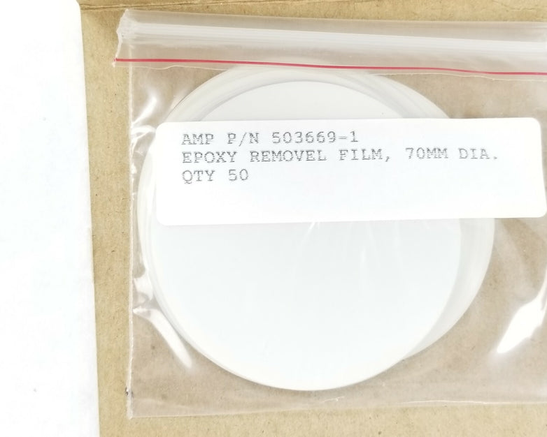 AMP Epoxy Removel Film, 70MM Dia (Lot of 50)